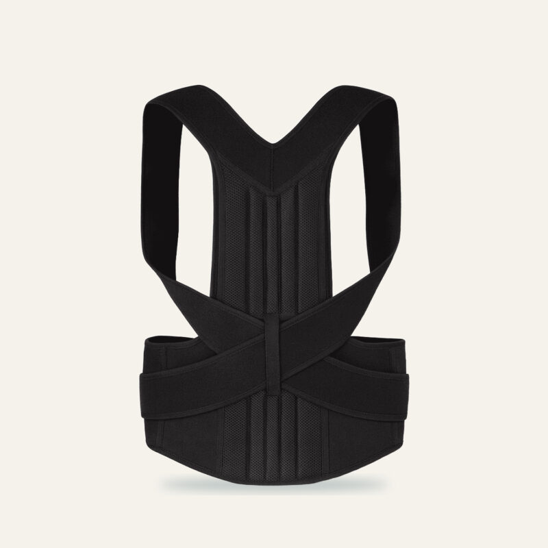 Correcteur de posture dos et épaules, vue de dos