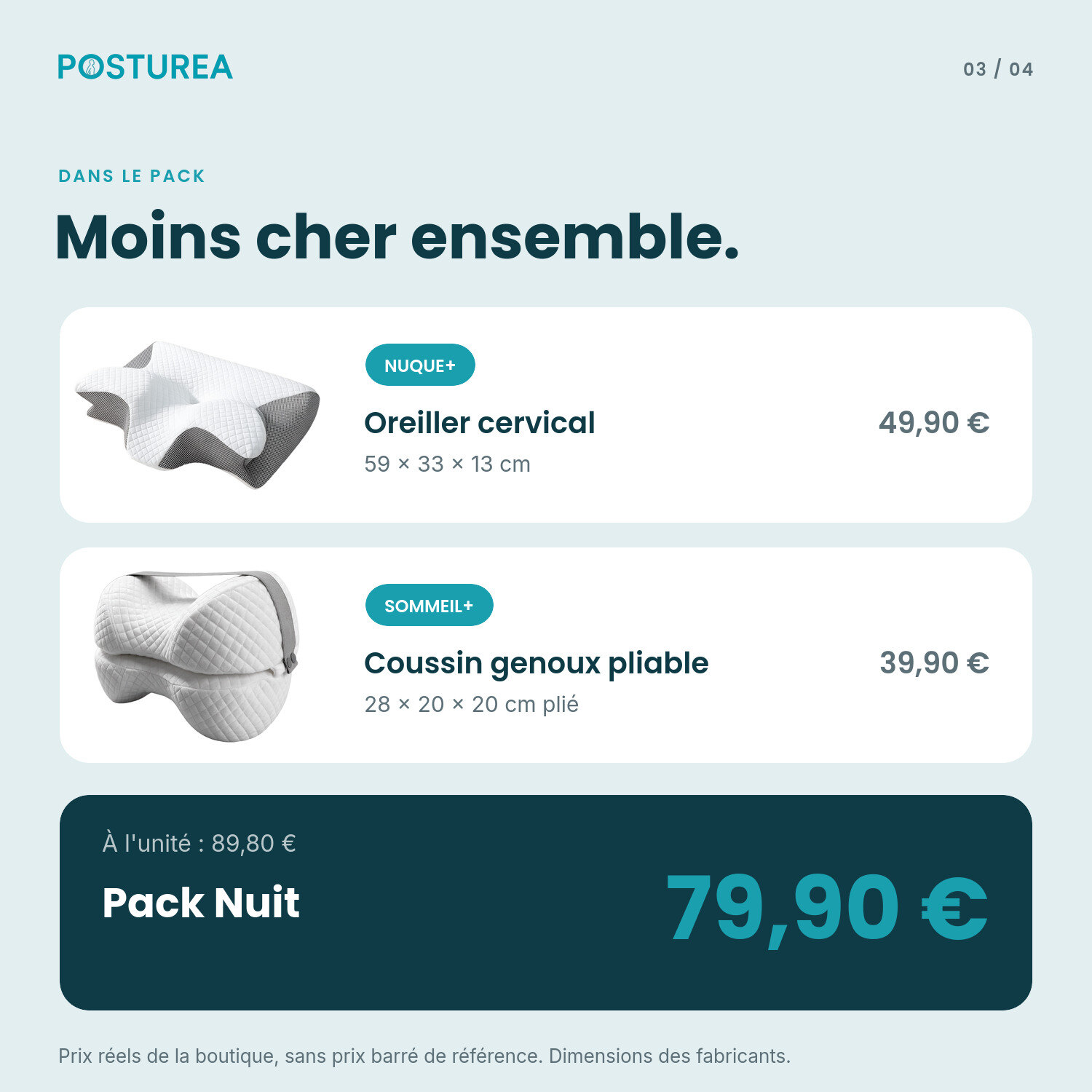 Contenu et prix du Pack Nuit