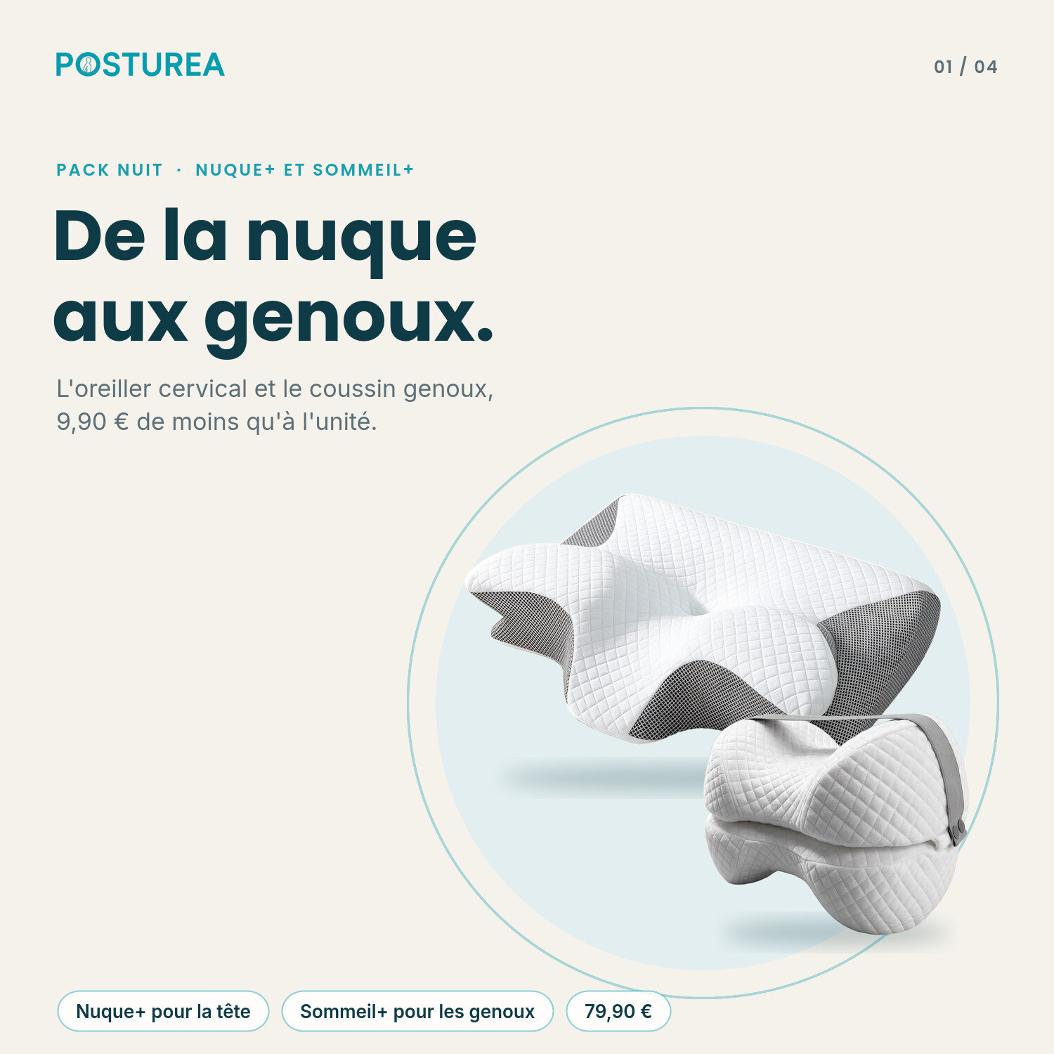 Pack Nuit : de la nuque aux genoux
