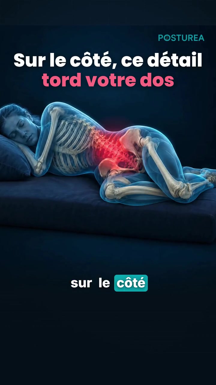 Sciatique : la bonne position pour dormir sur le côté